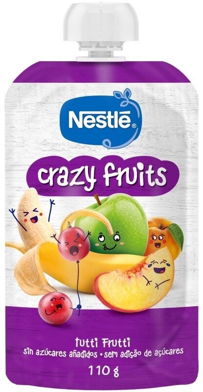 Nestle Pouch Multifrutas Crazy Fruits 110G