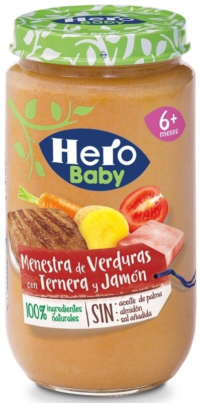 Hero Baby Jamon Ternera Verduta 235G