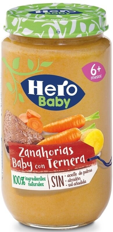 Hero Baby Zanahotias Baby con Ternera 235G