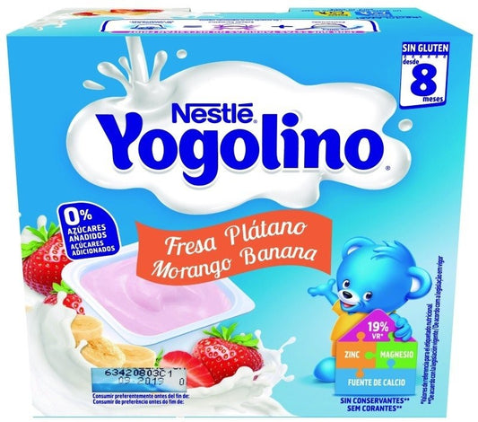 Nestle Yogolino Fresa Platano PK4