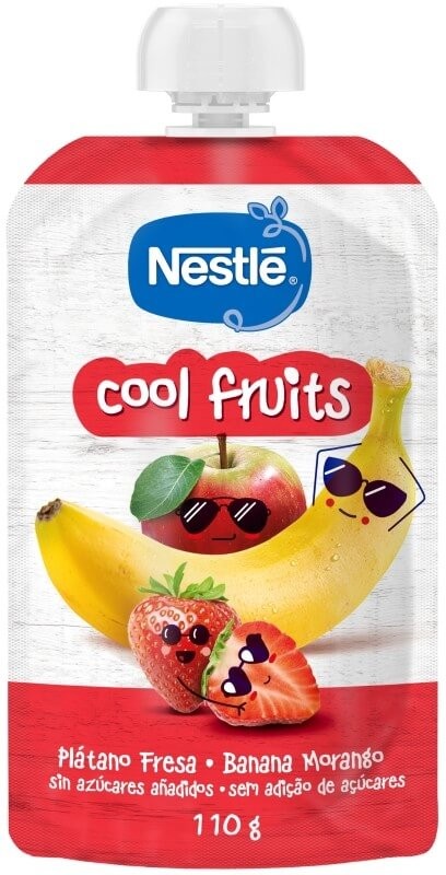 Nestle Cool Fruits Banana Fresa 110G