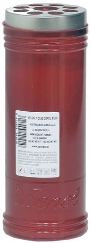 Zepol Velón Blanco 7 Días con Capuchón