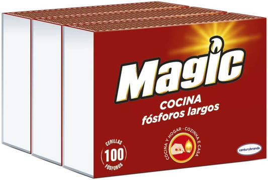 Magic Fósforos Cocina 100U Pk3