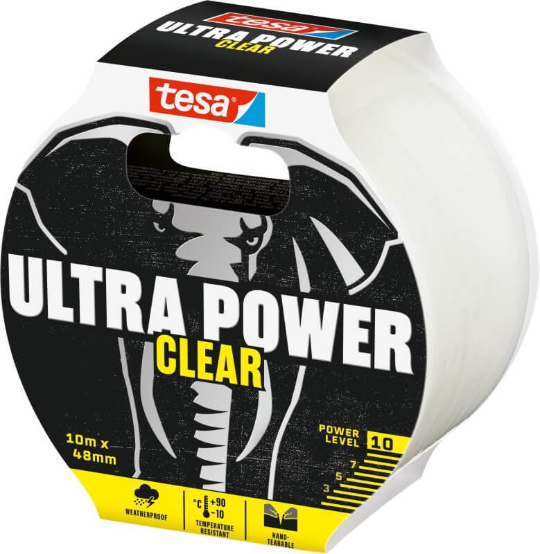Tesa Cinta Ultra Power Clear Trans 10m x 48mm