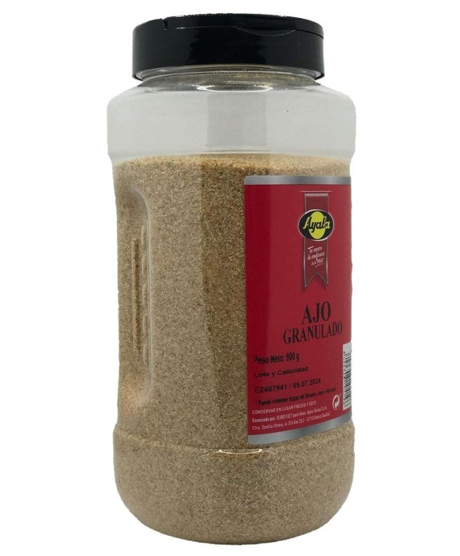Ayala Ajo Granulado 900 g - Sabor Intenso y Práctico para Cocina Doméstica y Profesional