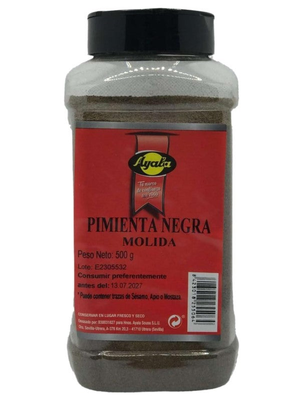 Ayala Pimienta Negra Molida 500G