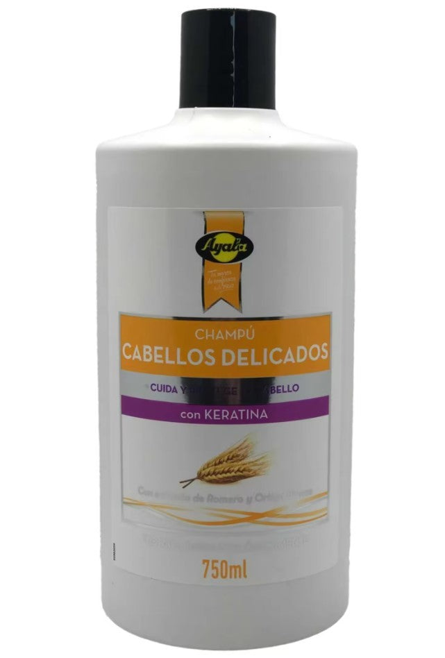 Ayala Champú Cabellos Delicados con Keratina 750 ml