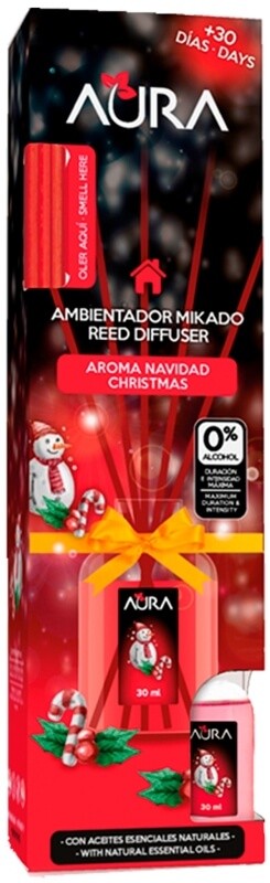 Aura Ambientador Miado Reed Diffuser Navidad Christmas 30Ml