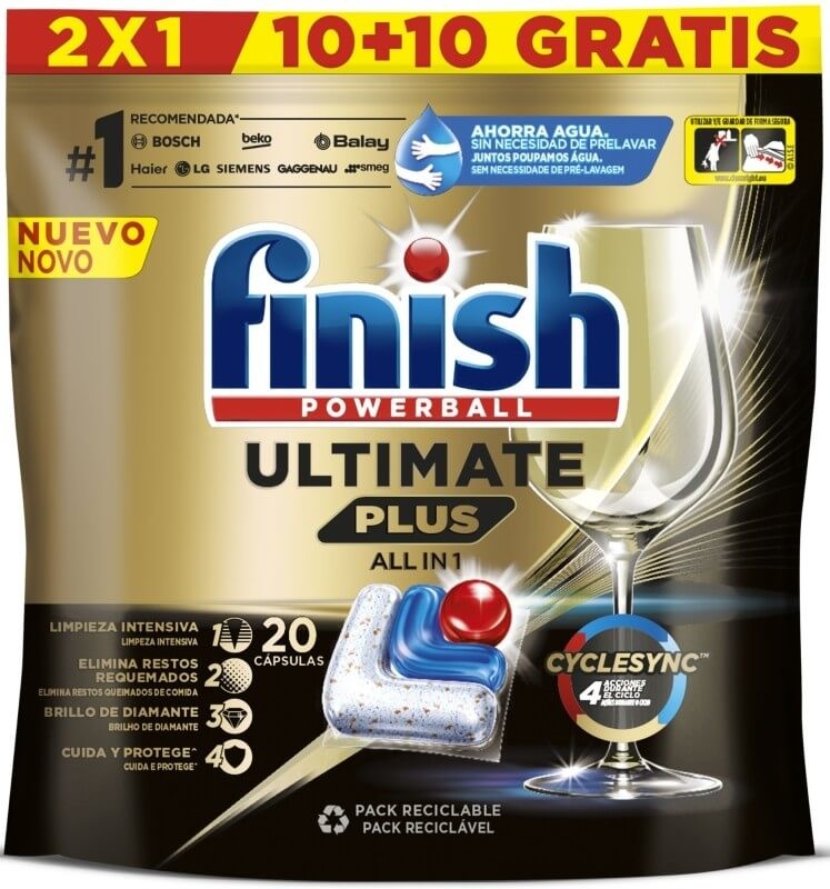 Finish Powerball Ultimate Plus 10+10 Cap