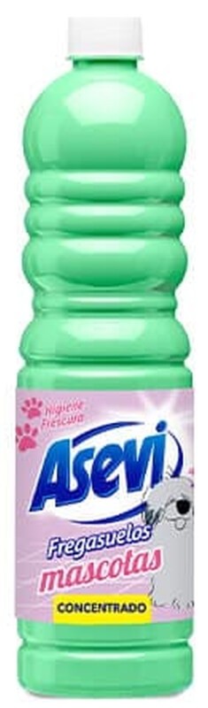 Asevi Fregasuelos Mascotas 1L - Limpieza Higiénica y Fresca para Hogares con Animales