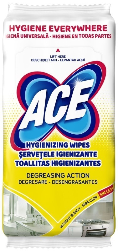 Ace Hygienizing Wipes 40U