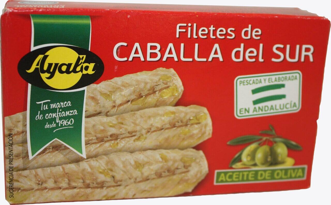 Ayala Filetes de Caballa del Sur en Aceite de Oliva 60g – Sabor Auténtico de Andalucía