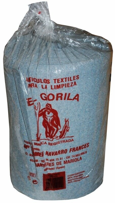 El Gorila Bayeta Punto Gris Bobina 3K
