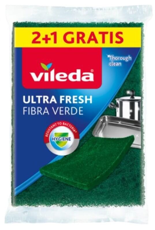 Vileda Ultra Fresh Fibra Verde 2 + 1