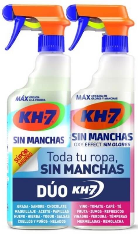 KH-7 Sin Manchas + Oxy Effect 2x715ml – El Dúo Infalible Contra las Manchas Más Difíciles