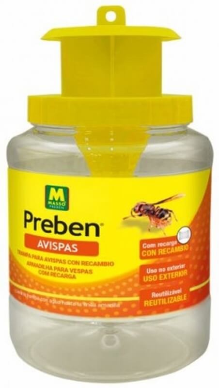 Preben Trampa para Avispas con Recambio Reutilizable