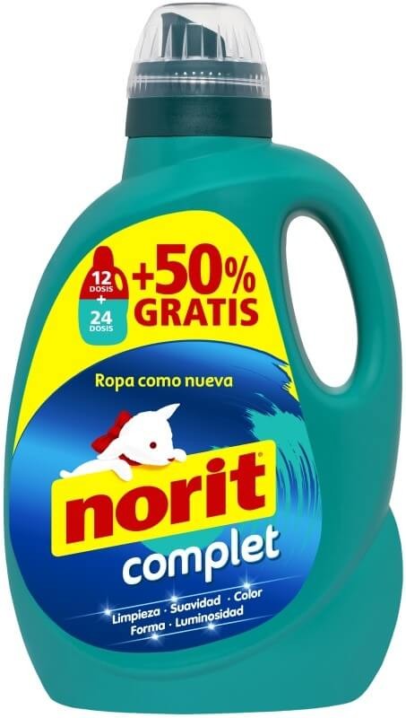 Norit Complet Detergente Líquido 1,8L 24+12D