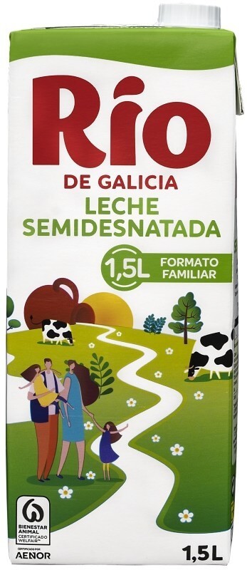 Rio Leche Semidesnatada 6U x 1,5L