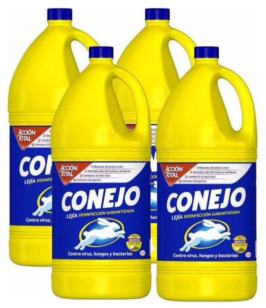 Conejo Lejía Azul 4L - Pack de 4 Botellas