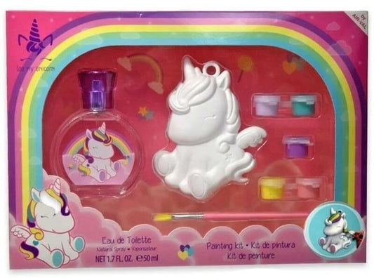 Unicornio Estuche 50Vp + Figura Pintar
