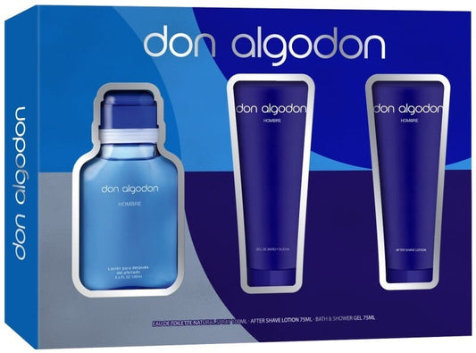 Don Algodon Estuche Hombre 100Vp + Masj 75 + Gel 75
