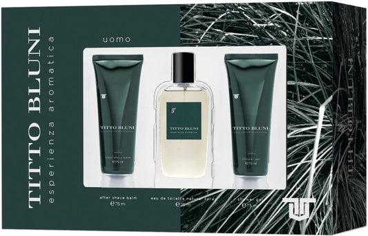 Titto Estuche Aromatica Eau de Toillette 75Ml + After Shave Balm Ml + Gel Ml