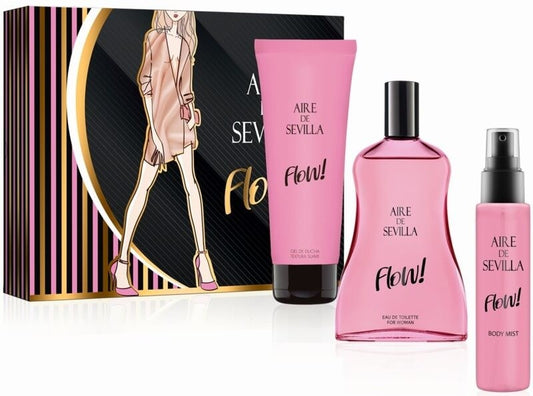 Aire de Sevilla Estuche Flow 100Ml + Gel + Body