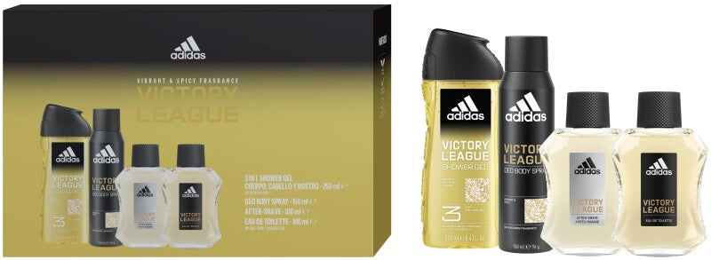 Adidas Estuche League 100Ml + De + Ge + Ma