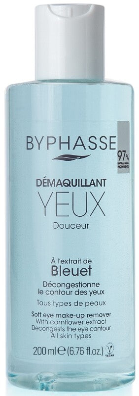 Byphasse Desmaquillante de Ojos Douceur con Extracto de Aciano 200 ml – Suavidad y Eficacia