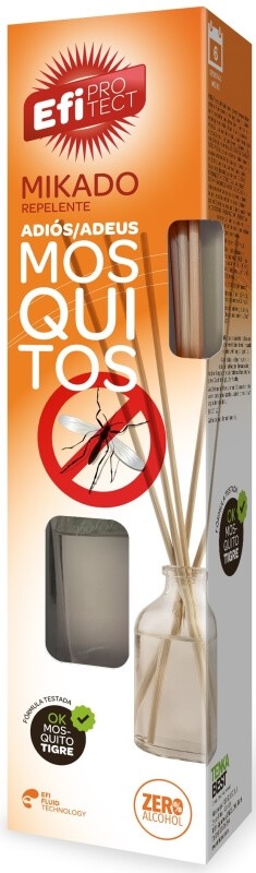 Efi Protect Mikado Repelente Mosquitos 40 ml – Protección Natural, Sin Alcohol y Agradable Aroma Ambiental