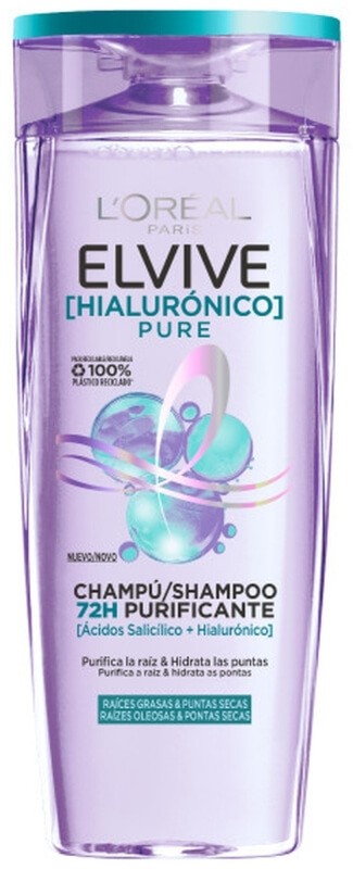 L'oréal Elvive Hialurónico Pure Champú Purificante 380Ml