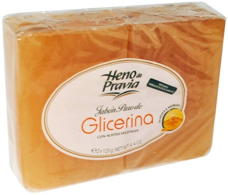 Heno de Pravia Jabón Puro de Glicerina 2 x 125G