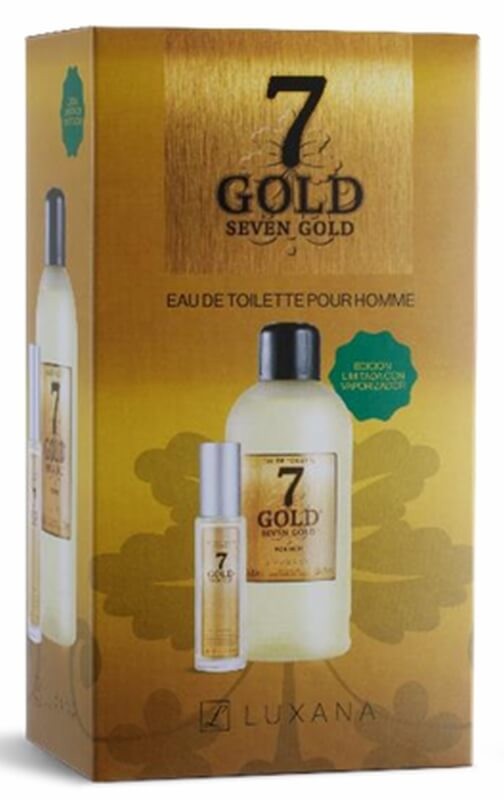 Luxana Seven Gold Eau de Toilette 1000 ml + 30 ml