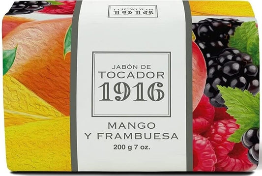 1916 Jabón de Tocador Mango Y Frambuesa 200G