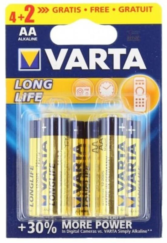 Varta Pila Longlife AA 4+2U