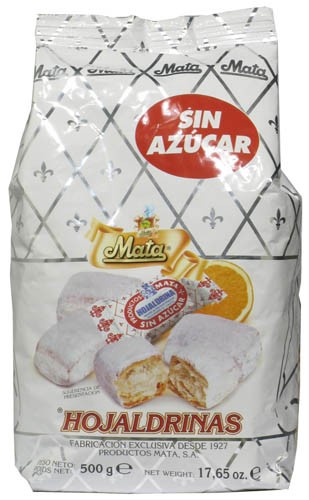 Mata Hojaldrina Sin Azúcar Bolsa 500G