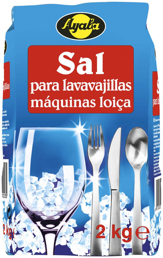 Ayala Sal Para Lavavajillas 2Kg - Protege y Mejora el Rendimiento de tu Lavavajillas
