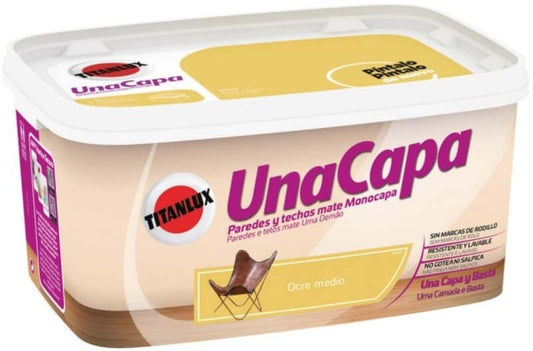 Titanlux Una Capa Ocre Medio Mate 4L