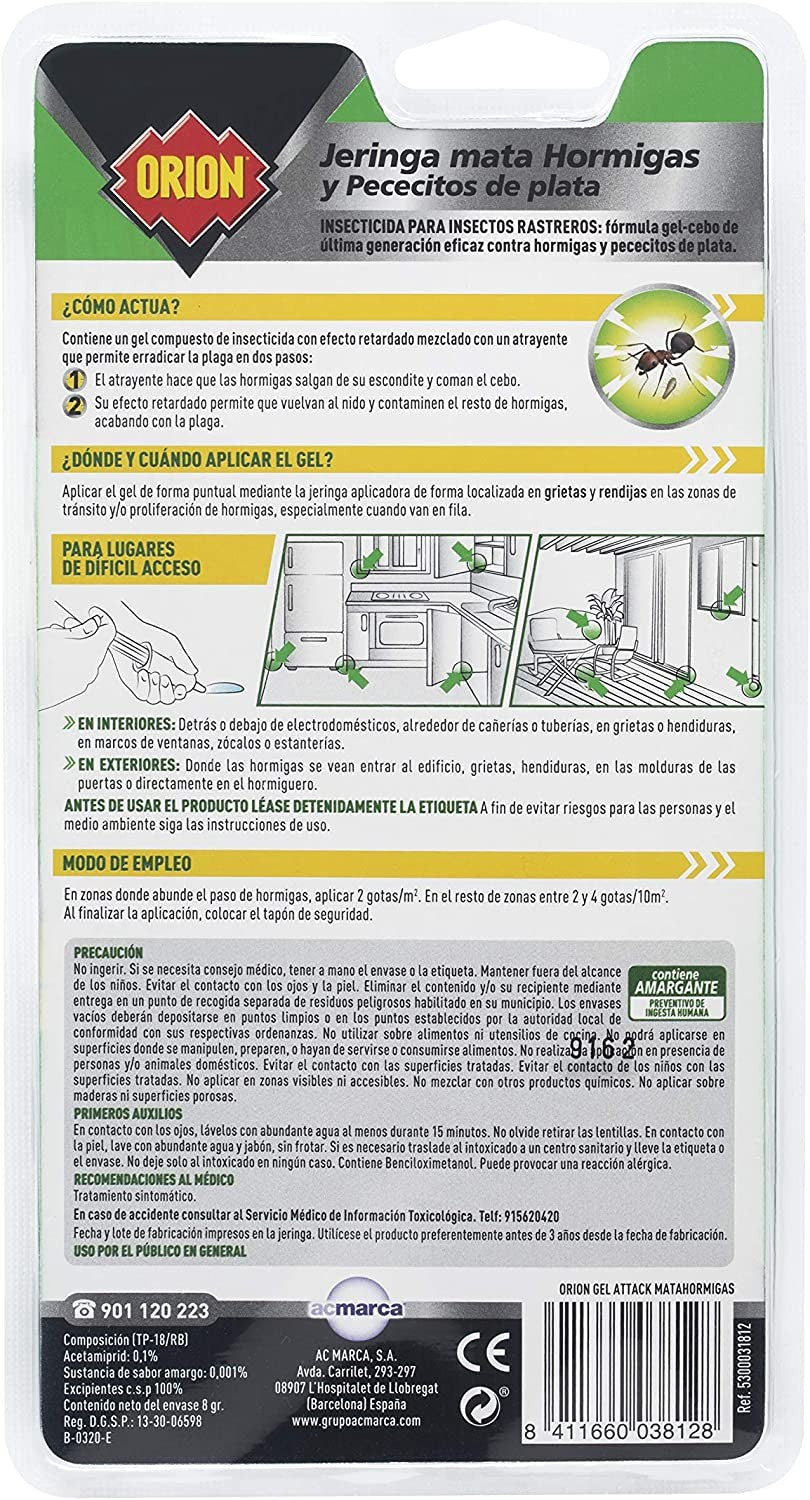 Orion Extermina Colonia Hormigas Gel 8g