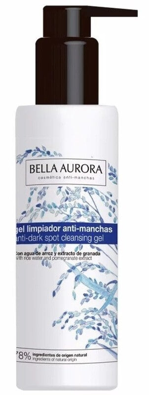 Bella Aurora Gel Limpiador Anti-manchas 200 ml – Limpieza Facial Profunda y Tratamiento Despigmentante