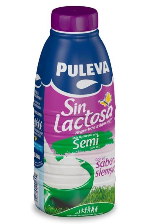 Puleva Leche Sin Lactosa Semi Pack 6x1L - El Sabor de Siempre, Fácil de Digerir