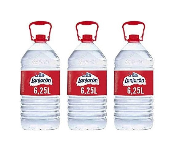 Lanjarón Agua Mineral 3 x 6250 ml - Pureza de Sierra Nevada en Formato Familiar