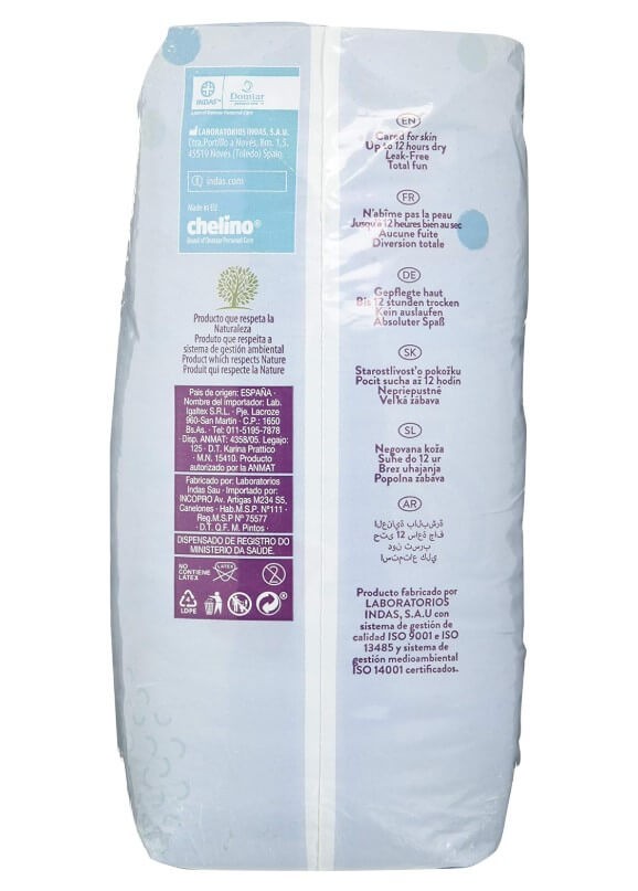 Chelino Pañales Infantiles Talla 3 (4-10 Kg) - Pack 216 Pañales – Máxima Protección y Comodidad para tu Bebé