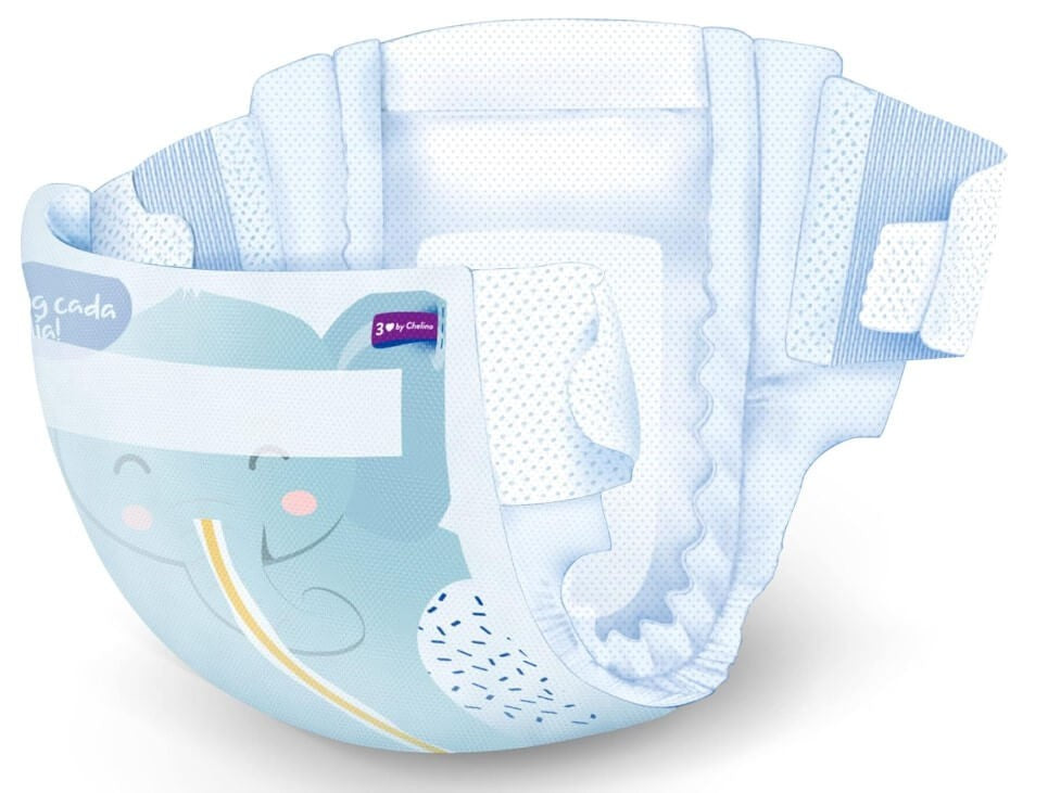 Chelino Pañales Infantiles Talla 3 (4-10 Kg) - Pack 216 Pañales – Máxima Protección y Comodidad para tu Bebé