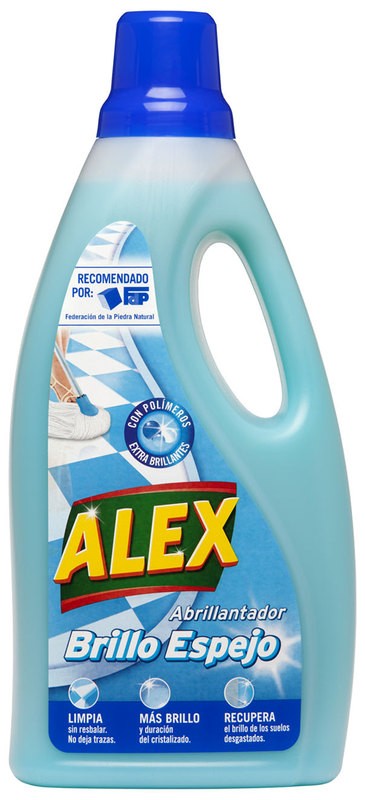 Alex Abrillantador Brillo Espejo 1500 ml – Suelos Relucientes y Protegidos