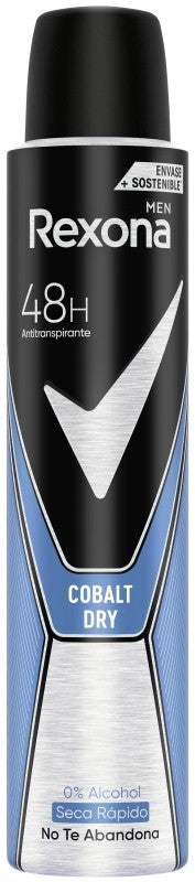Rexona Men Cobalt Dry Spray 200 ml – Protección Eficaz y Frescura de Larga Duración