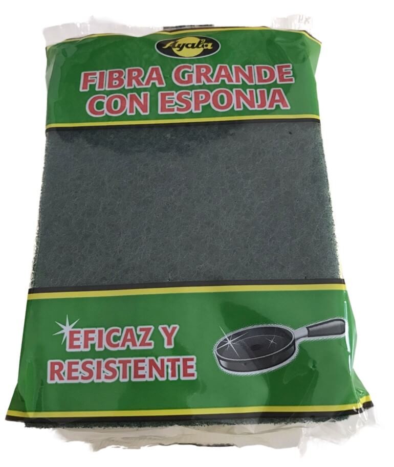 Fibra Grande con Esponja Ayala 10x15CM - Eficaz y Resistente
