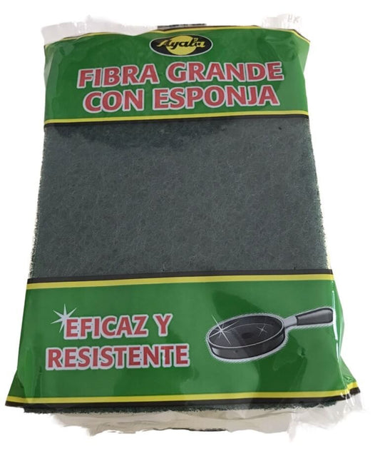 Fibra Grande con Esponja Ayala 10x15CM - Eficaz y Resistente