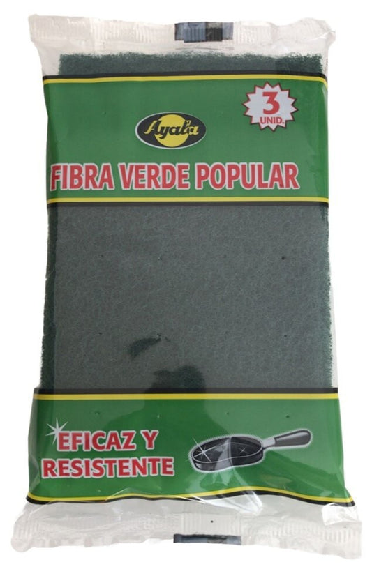 Ayala Fibra Verde Popular 3U 10x15CM - Eficaz y Resistente