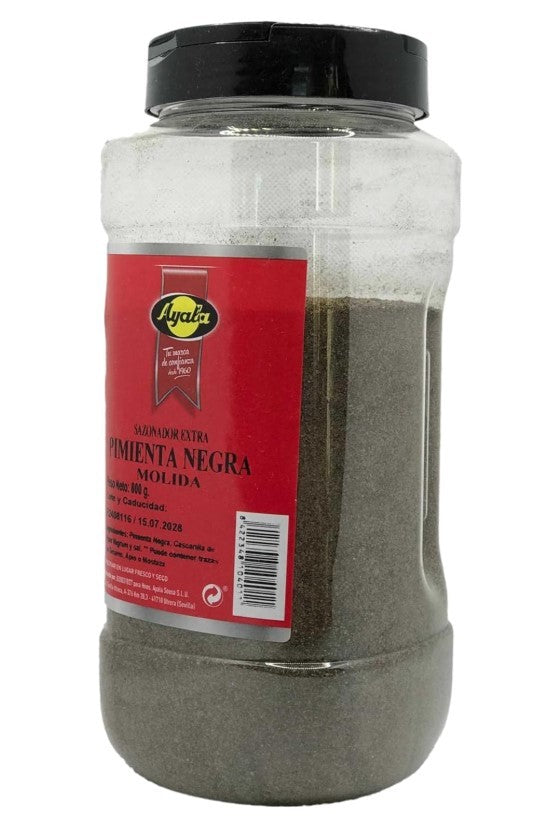 Ayala Pimienta Negra Molida 800G - Sazonador Extra de Alta Calidad